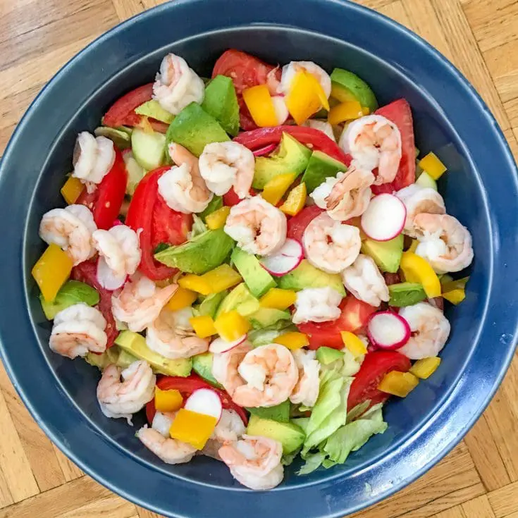 SALADE AUX CREVETTES